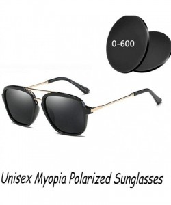 Square custom myopia polarized lenses optical unisex retro square polarized anti-glare sunglasses - CZ18TSXEQSE $20.21