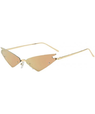 Round Fashion Polarized Sunglasses- REYO Vintage Retro Unisex Irregular Shape Sunglasses Eyewear For Men/Women - C - CB18NW9A...