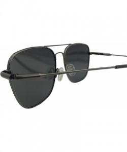 Aviator SUN PASSION Original Aviator Sunglasses Black Frame Black Lens for Men Women 54-15-142 - CN18UKH3WNW $15.44