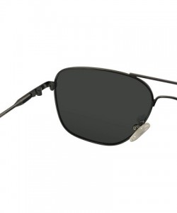 Aviator SUN PASSION Original Aviator Sunglasses Black Frame Black Lens for Men Women 54-15-142 - CN18UKH3WNW $15.44