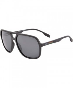 Rectangular Men Oversize Polarized Sunglasses UV400 Protection Sun Outdoor Eyeglasses - SH2002 - C2 - CB1938QGKC5 $18.37