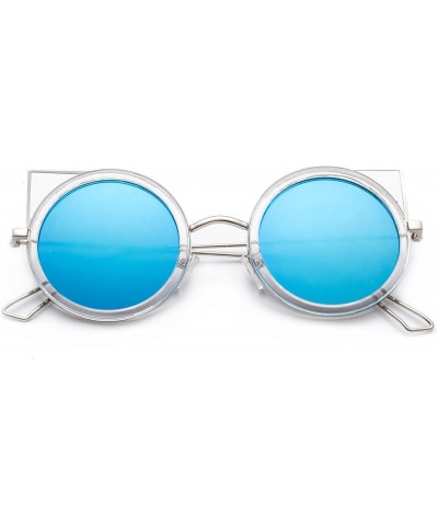 Oversized Karina" - New Cateye Design Fashion Sunglasses Translucent Unique Oversized Sunglasses for Women - CQ17YDMTI5G $13.35