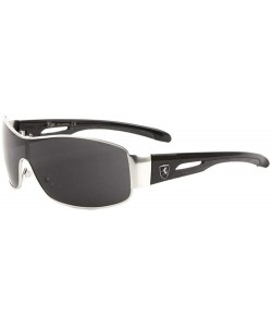 Shield Wide Curved One Piece Shield Lens Sports Temple Sunglasses - Black - CZ199D5ECNH $14.45