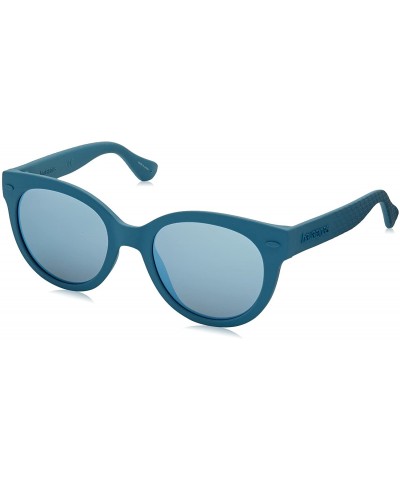 Round Women's Noronha Round Sunglasses - Blueaqua - C2189COCAS7 $21.88