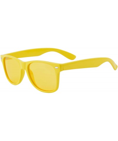 Square Fashion Sunglasses Polarized Driving Blue Ray Night Vision Eyeglasses two piece - 5256 - C3 - CX193LGIU89 $23.14