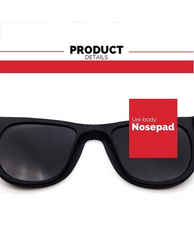 Sport Foldable Sunglasses Polarized-Shade Glasses Slap Bracelet Unisex Goggle - C - CX190ECT8H0 $31.86