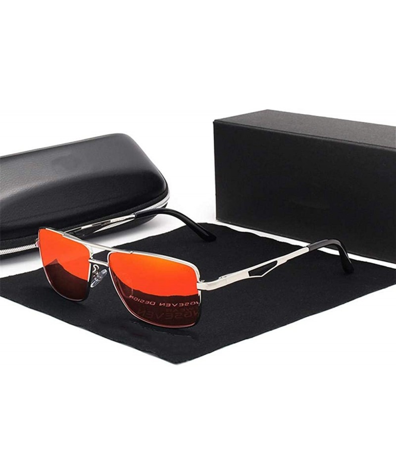 Square 2020 Square classic brand polarized sunglasses male man driving sunglasses glasses block UV - Gun Gray - CF1982YNLYT $...