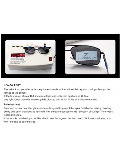 Square 2020 Square classic brand polarized sunglasses male man driving sunglasses glasses block UV - Gun Gray - CF1982YNLYT $...