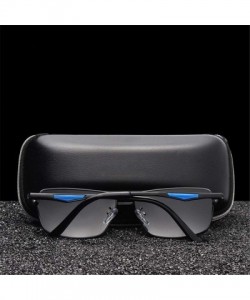 Square 2020 Square classic brand polarized sunglasses male man driving sunglasses glasses block UV - Gun Gray - CF1982YNLYT $...