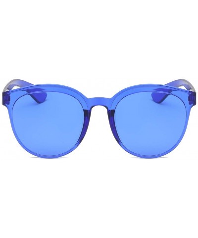 Rectangular Sunglasses Transparent Lightweight - P - C7194YEUNO8 $11.53