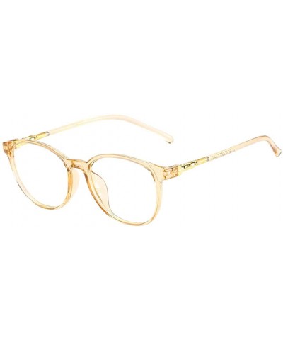 Oversized Retro Oversize Black Frame Clear Lens - Black - Size One Size (Yellow) - C0196INYCAE $8.03