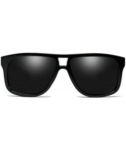Aviator Fashion Square Sunglasses Men Driving Sun Glasses For Men Brand Sand Black - Blue - C218XQYC6HT $8.88