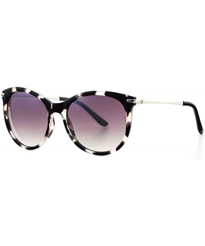Round Women Retro Sunglasses - Vintage Round Sunglasses Classic Designer Style - UV400 Protection - CD18XHNHC2T $14.81