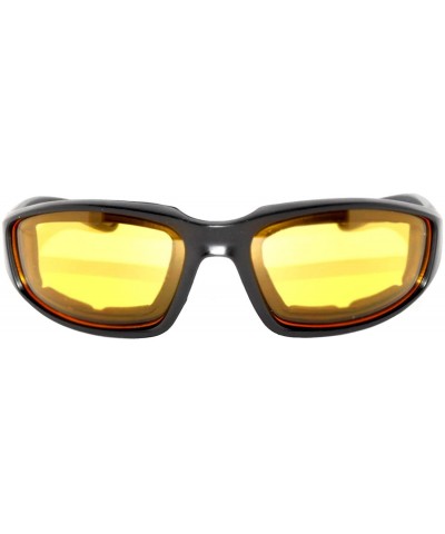 Goggle Motorcycle Padded Foam Glasses High Definition Yellow Lens Brand - CY182ECMNE0 $11.05