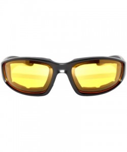 Goggle Motorcycle Padded Foam Glasses High Definition Yellow Lens Brand - CY182ECMNE0 $11.05