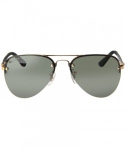 Aviator Women Men Polarized Designer Sunglasses - Titanium Frame Aviator Classic Fashion - Light Green - CZ17Y0NDD66 $30.13