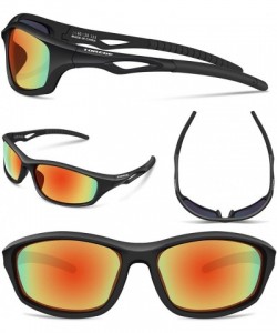 Goggle Polarized Sports Sunglasses for Men Women Cycling Running Driving Fishing Golf Baseball Glasses EMS-TR90 Frame - CF18E...