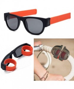 Sport Folding Wristband Sunglasses Slappable Bracelet - C1 - CR199OSMCAZ $7.77