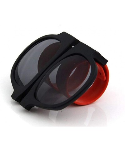 Sport Folding Wristband Sunglasses Slappable Bracelet - C1 - CR199OSMCAZ $7.77