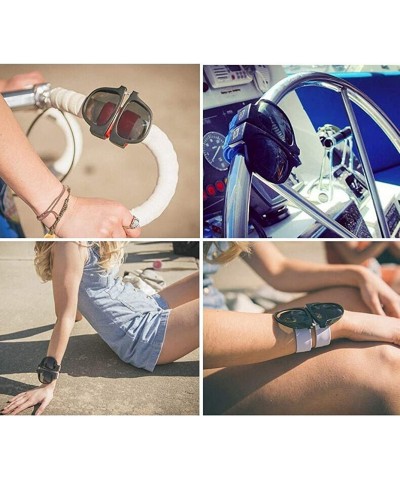 Sport Folding Wristband Sunglasses Slappable Bracelet - C1 - CR199OSMCAZ $7.77