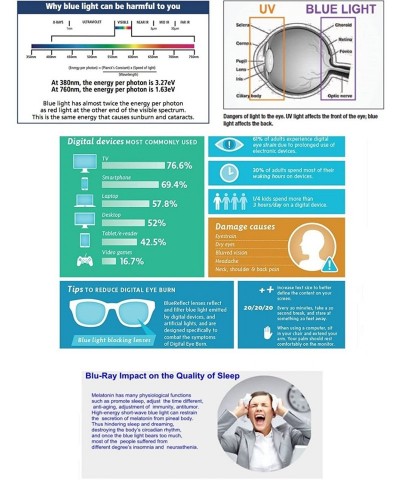 Rectangular 1 Flexlite Uv Protection- Anti Blue Rays Harmful Glare Computer Eyewear Glasses- BLUE BLOCKING - C618R7G7KD0 $17.21