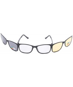 Sport Night Vision Driving Glasses Polarized Sports Sunglasses for Men Women Travel Outdoor UV Blocking Glare Glasses - CP18R...