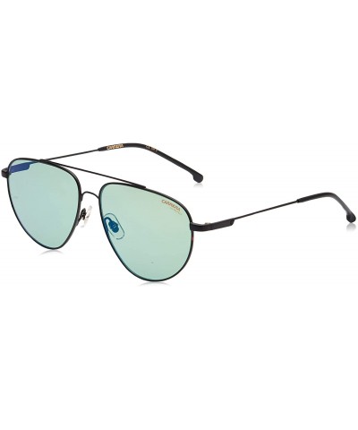 Sport 2014T/S Sunglasses CA2014TS-07ZJ-MT-5614 - Black/Green Frame- Green Mirror Lenses- Lens - CU18SAUA0XK $70.93