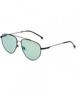 Sport 2014T/S Sunglasses CA2014TS-07ZJ-MT-5614 - Black/Green Frame- Green Mirror Lenses- Lens - CU18SAUA0XK $70.93