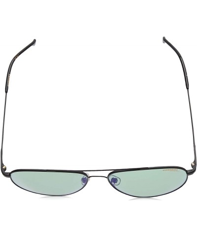 Sport 2014T/S Sunglasses CA2014TS-07ZJ-MT-5614 - Black/Green Frame- Green Mirror Lenses- Lens - CU18SAUA0XK $70.93