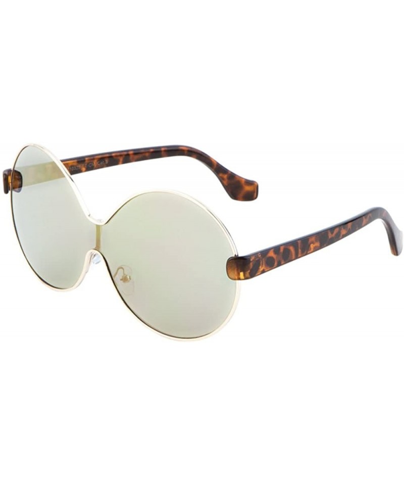 Wayfarer Men Women Sunglasses Pop Color Frame Mirror Lens Gift Box Set - Yellow - C317Y0GDOYQ $20.76