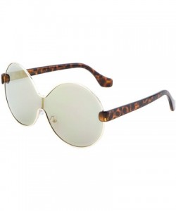 Wayfarer Men Women Sunglasses Pop Color Frame Mirror Lens Gift Box Set - Yellow - C317Y0GDOYQ $20.76