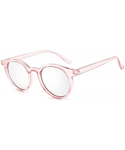 Square MOD-Style Cat Eye Round Frame Sunglasses A Variety of Color Design - S12 - CF189SUZZ0T $17.02
