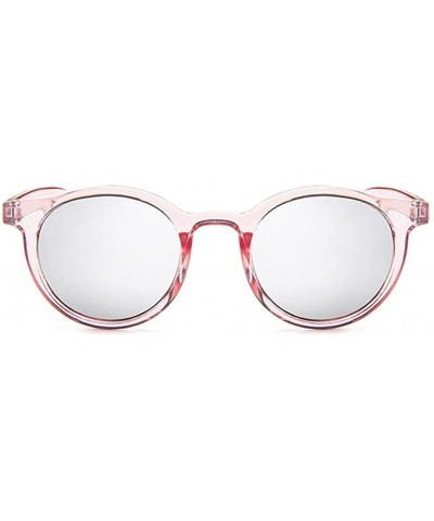 Square MOD-Style Cat Eye Round Frame Sunglasses A Variety of Color Design - S12 - CF189SUZZ0T $17.02