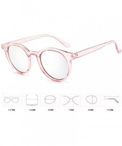 Square MOD-Style Cat Eye Round Frame Sunglasses A Variety of Color Design - S12 - CF189SUZZ0T $17.02