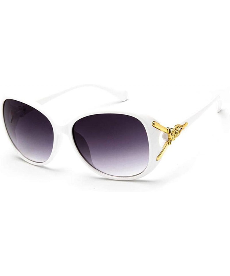 Sport Sunglasses for Men Women UV Protection Eyewear Driving Golf Fishing Sports UV400 Sunglasses - White - CU18W8XUUST $16.20