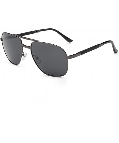 Square Trendy Rimless Sunglasses Mirror Reflective Sun Glasses for Women Men - Black - CP199ARNZ6I $31.82