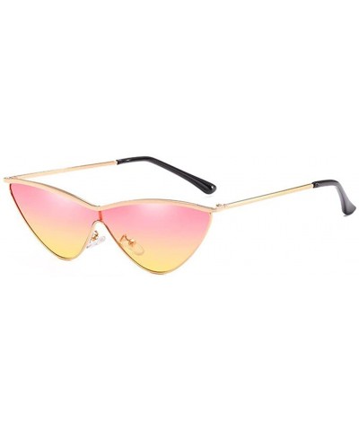 Square MOD-Style Individuality Triangle Sunglasses Full Metal Frame Anti-glare - S08 - C9189SZXEH2 $25.87