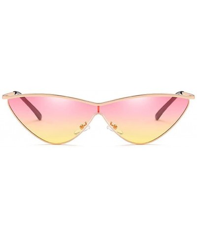 Square MOD-Style Individuality Triangle Sunglasses Full Metal Frame Anti-glare - S08 - C9189SZXEH2 $25.87