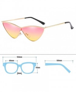 Square MOD-Style Individuality Triangle Sunglasses Full Metal Frame Anti-glare - S08 - C9189SZXEH2 $25.87