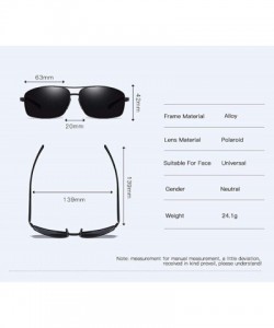 Aviator Polarizing sunglasses Metal polarizing sunglasses - A - CS18Q6ZOI6D $36.54