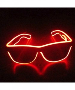 Sport New El LED Club Party Light Up Glasses Eyeglasses Bright Flashing Battery Box Fashion Illuminate Glasses - G - C918STX2...