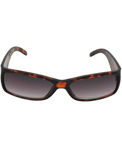 Rectangular Full Lens Outdoor Reading Sunglasses R19 - Tortoise Frame-gray Lenses - CD186CEIRH8 $12.67