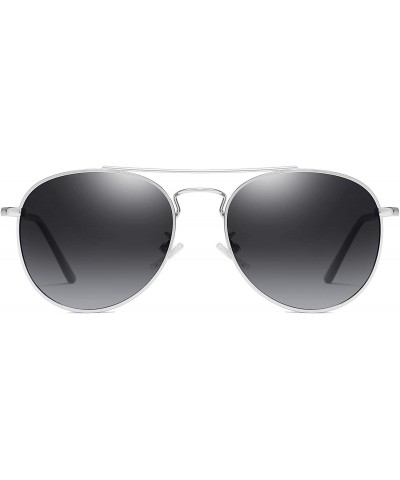 Goggle 2020 Classic Polarized Aviator Sunglasses for Women and Men Metal Frame Pilot Style - Grey - CK194OSHRQM $8.27