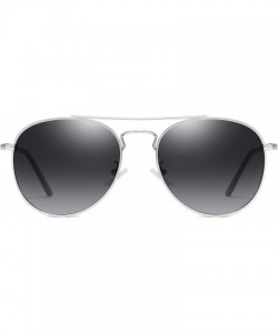 Goggle 2020 Classic Polarized Aviator Sunglasses for Women and Men Metal Frame Pilot Style - Grey - CK194OSHRQM $8.27