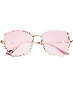 Sport Fashion Sunglasses Classic Retro Irregular sun glasses Unisex Polarized Sunglasses - Pink - CG18T3RC67H $8.61