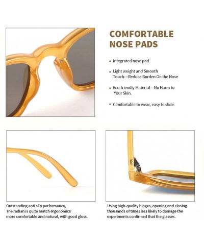 Wrap Kids Sunglasses- Retro 80s Polarized Sunglasses for Children Boys and Girls - Caramel - CZ1857DU6RS $19.93