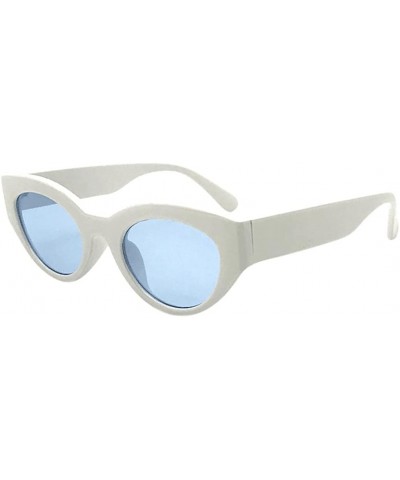 Goggle Unisex Retro Vintage Clout Goggles Sunglasses Rapper Oval Shades Grunge Glasses - A - C418D4I36OK $17.50