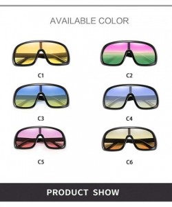 Rectangular Ultra Lightweight Rectangular Sunglasses 100% UV Protection Women Men - Blue - CW18TK0S9RS $10.61