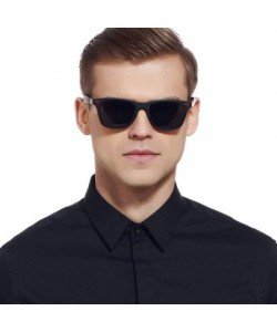 Goggle Fashion TR90 Frame Polarized Sunglasses Brand Designer Square Mens Goggle UV400 - C10 - CS18TYUQMYK $12.96