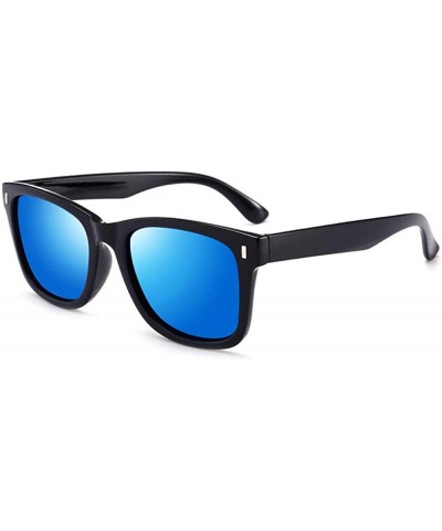 Aviator 2019 Vintage Classic Polarized Sunglasses Men Driving Eyewear High SandGray - Blue - CR18Y3OIQGG $8.39